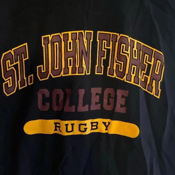 St. John Fisher College Rugby T-Shirt - Men’s Medium - Never worn - Picture 2 of 5